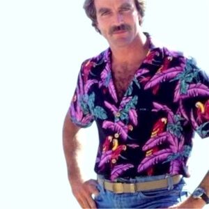 Vintage Men’s Hawaiian Shirt Size XL ASO Magnum PI